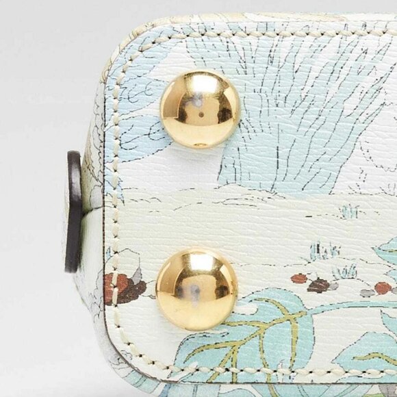 Gucci Multicolor Shangai Printed Mini Horsebit 1955 Small Top Handle Bag - Picture 5 of 12